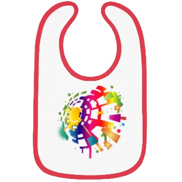 Discover colorful sound symbol for festival season Bibs