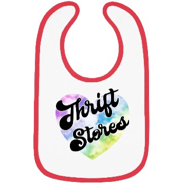 Discover Thrift Stores pastel clouds heart Bibs