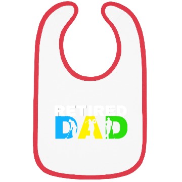 Discover Retired Dad Golf Retirement Plan for Father's Day Bibs