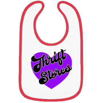 Discover Thrift Stores purple heart Bibs