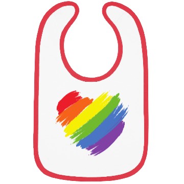 Discover Rainbow Illustrated Pride Month Bibs