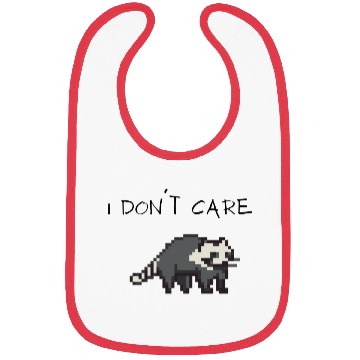 Discover raccoon, i don´t care Bibs