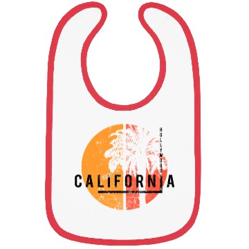 Discover Hollywood California Cool Native Palm Tree Bibs