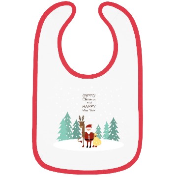 Discover Friends Santa Claus And Reindeer Bibs