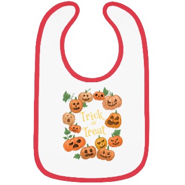 Discover Trick Or Treat Pumpkins Bibs