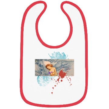 Discover storm clouds girl Bibs