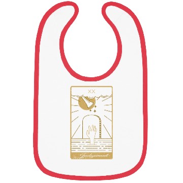 Discover Tarot Card Judgement Occult Gothic Halloween Bibs