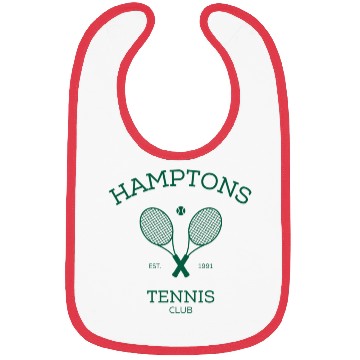 Discover Hamptons New York Preppy Tennis Bibs