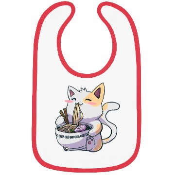 Discover Ramen Anime Kawaii Neko Cat Bibs