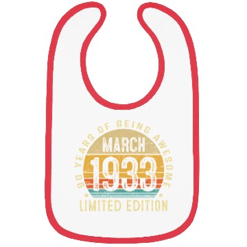 Discover 90 Year Old Wo Vintage March 1933 90Th Bibs