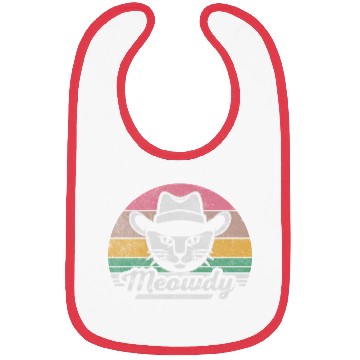 Discover Mashup Between Meow And Howdy Cat Meme Cat Bibs