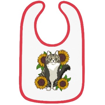 Discover Floral Sunflower Norwegian Forest Bibs