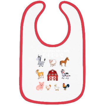 Discover Toddler Farm Animals Old Macdonald Had A Farm Bibs