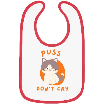 Discover Cat don't cry Bibs