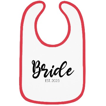 Discover Wedding Bride Est 2023 Bridal Bibs