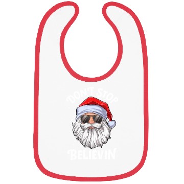 Discover Don'T Stop Believin Santa Bibs
