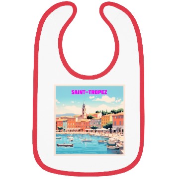 Discover "Pastel Paradise" Saint-Tropez Bibs