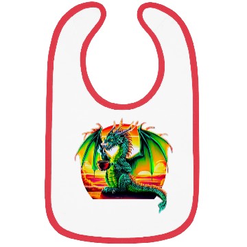 Discover Coffee Dragon Bibs