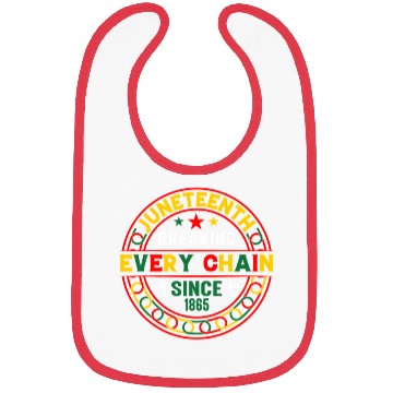 Discover Juneteenth Breaking Every Chain Since 1865 Bibs