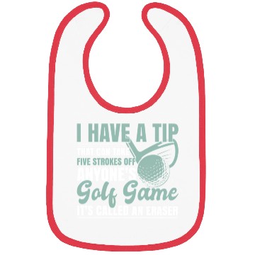 Discover Golfer Golf Player Joke Bibs