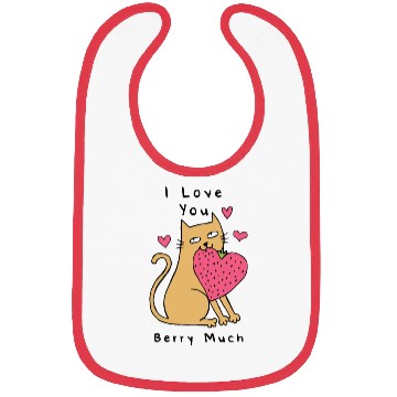 Discover I Love You Berry Much Bibs