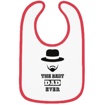 Discover The best dad ever Bibs