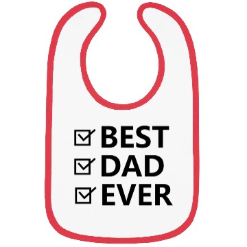 Discover Best Dad Ever (Happy Father's Day) Bibs