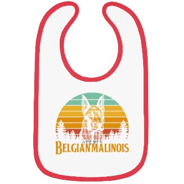 Discover Belgian Malinois Retro Vintage Bibs