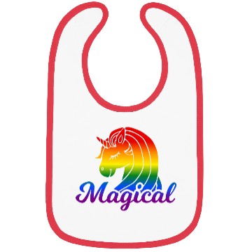 Discover Magical Rainbow Unicorn | TTRPG Pride Bibs