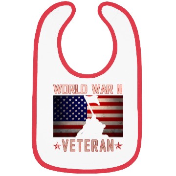 Discover American Patriot Wwii Veteran Military World War 2 Bibs