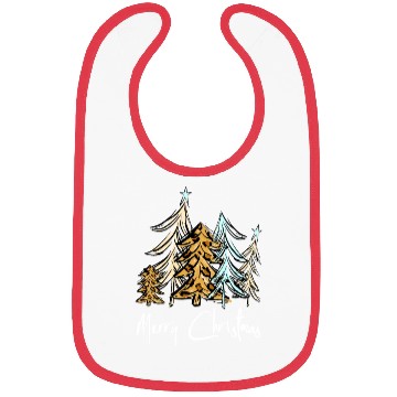 Discover Merry Christmas Leopard Trees Family Christmas Bibs