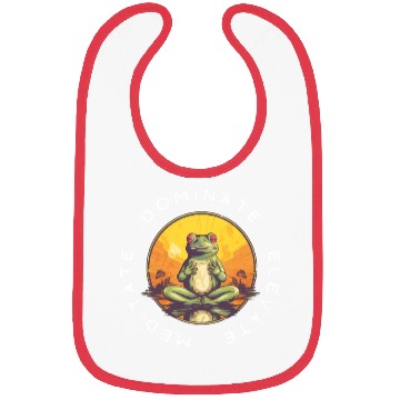Discover Yoga Meditation Meditate and Elevate Bibs