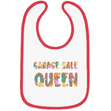 Discover Garage Sale Queen brown floral Bibs