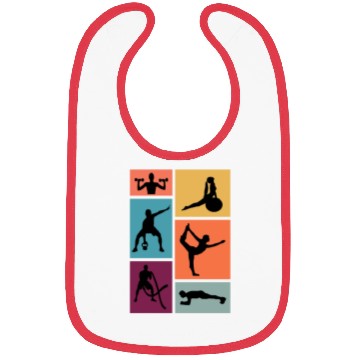 Discover Fitness Exercise Workout Gym Bibs