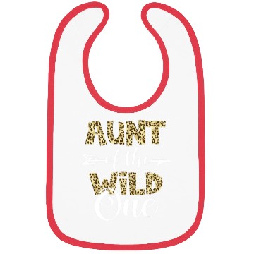 Discover Aunt Of The Wild One Zoo Themed 1st Birthday Bibs