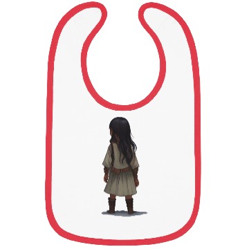 Discover Little Girl Walking Away or... Bibs