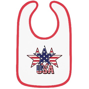 Discover God bless America the land of the free Bibs