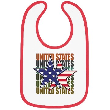 Discover God bless America the land of the free Bibs