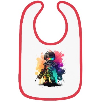 Discover Retro Robot Cute Robotic Engineer Technology Bibs
