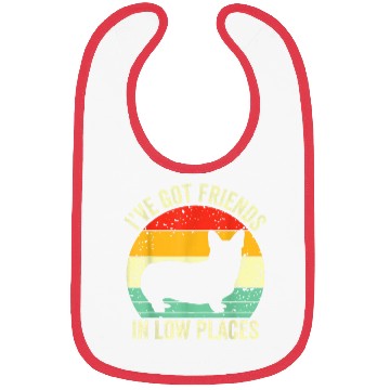 Discover Zekonga Corgi Ive Got Friends In Low Places Bibs