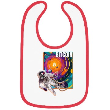 Discover Bitcoin Coin-Crypto Astronaut Bibs