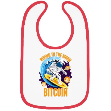 Discover RIDING TO THE MOON- Bitcoin Bibs