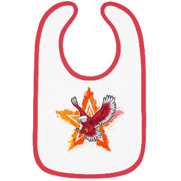Discover 4th july Eagle Bibs