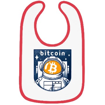 Discover Bitcoin Coin-Crypto Astronaut Bibs