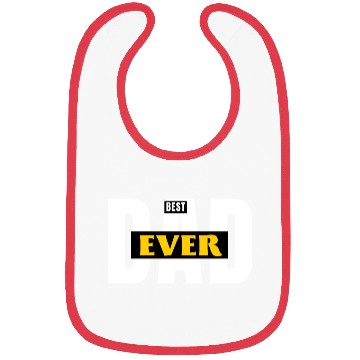 Discover BEST DAD EVER Bibs