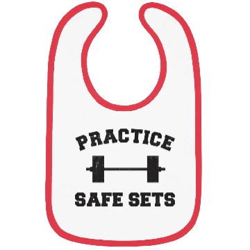 Discover Practice Safe Sets Gym Workout Meme Humor Bibs