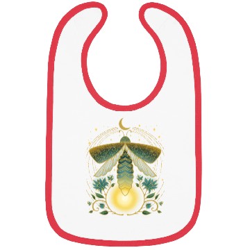 Discover Firefly Magical Lunar Mystical For Nature Bibs