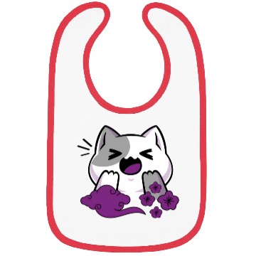 Discover Asexual Subtle Ace Pride Anime And Cat Japanese Bibs