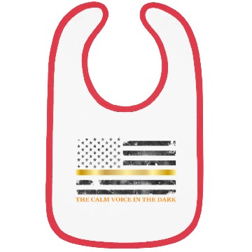 Discover Dispatcher - Thin Yellow Gold Line 911 Emergency Bibs