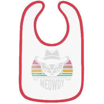 Discover Mashup Between Meow And Howdy Cat Meme Cat Bibs